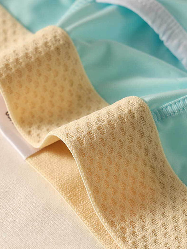 3 Pack Men's Stay-Put Fit Stretch Fabric Seamless Comfort Trunks | dmunderwear detail image 5