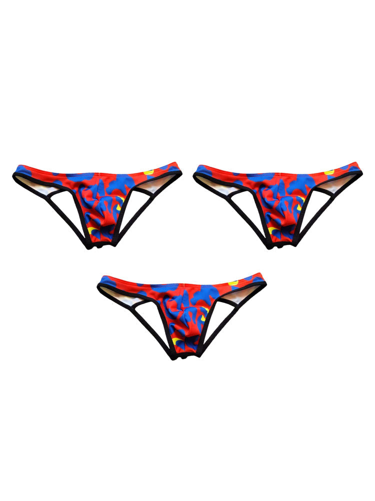 3 Pack Men's Stretch Fit Soft-Touch Fabric Low-Rise Breathable Jockstrap | dmunderwear detail image 7