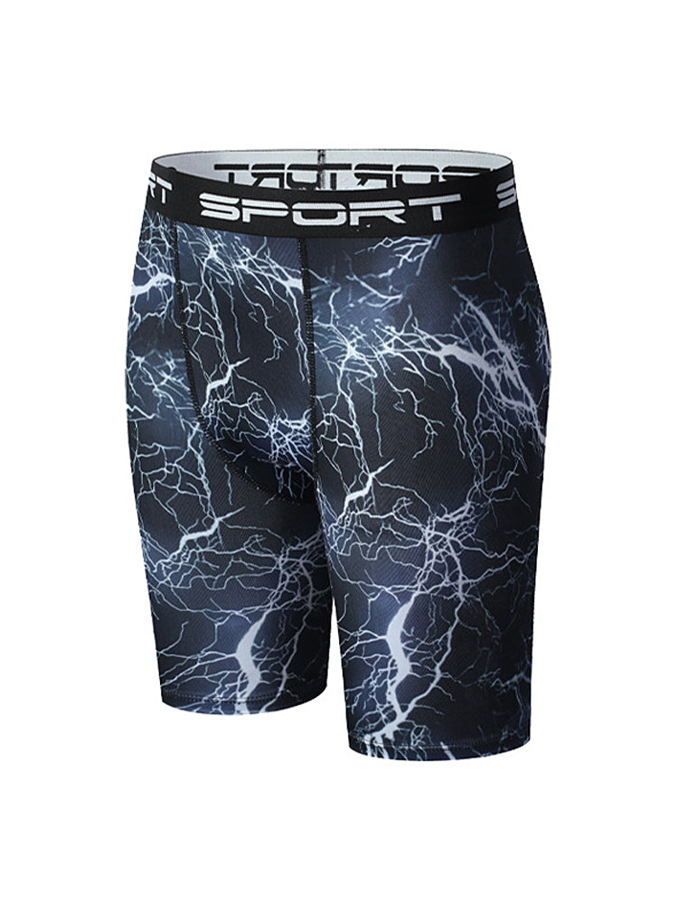3 Pack Men's Stretchy for Outdoor Quick-Dry Compression Activewear Tights | dmunderwear detail image 20