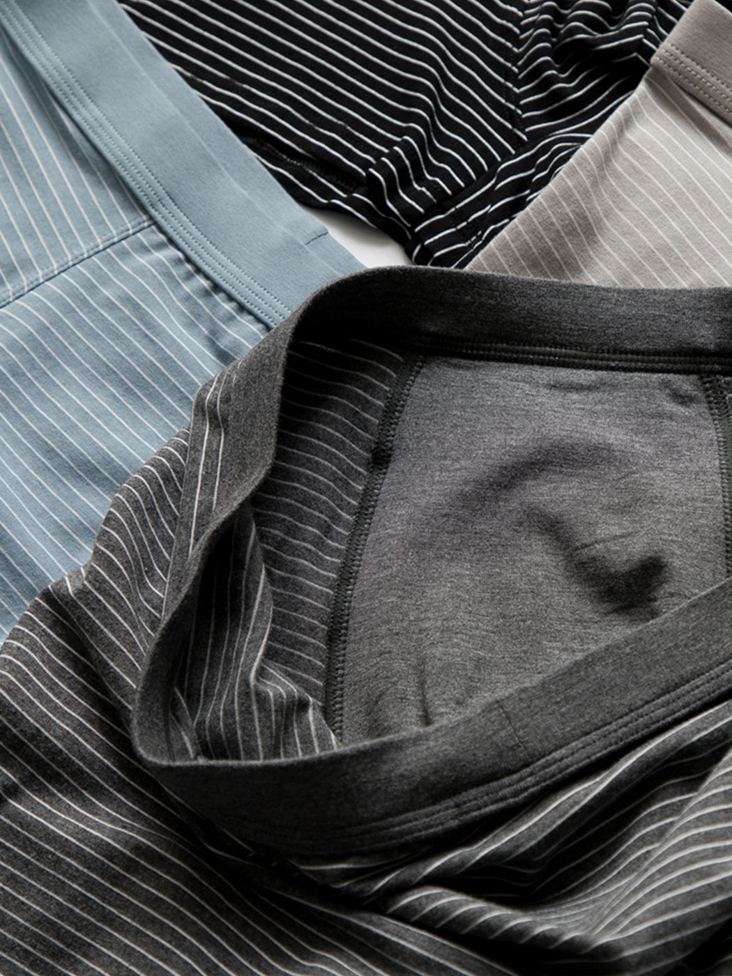 3 Pack Men's Striped Trunks for Ultimate Comfort | dmunderwear detail image 13