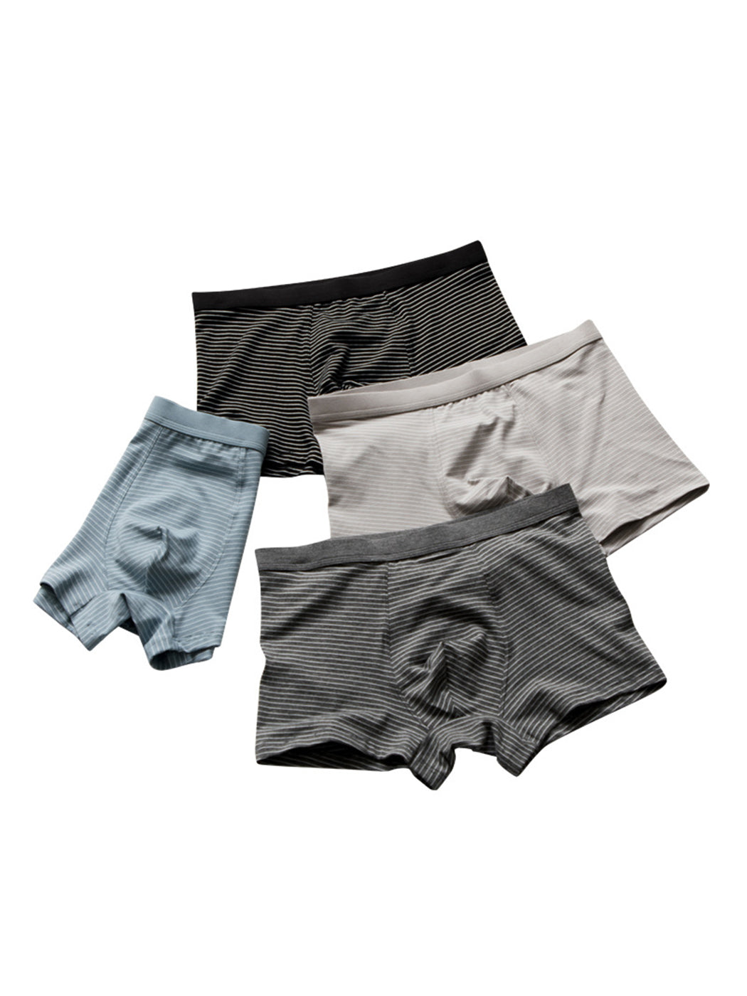 3 Pack Men's Striped Trunks for Ultimate Comfort | dmunderwear detail image 15