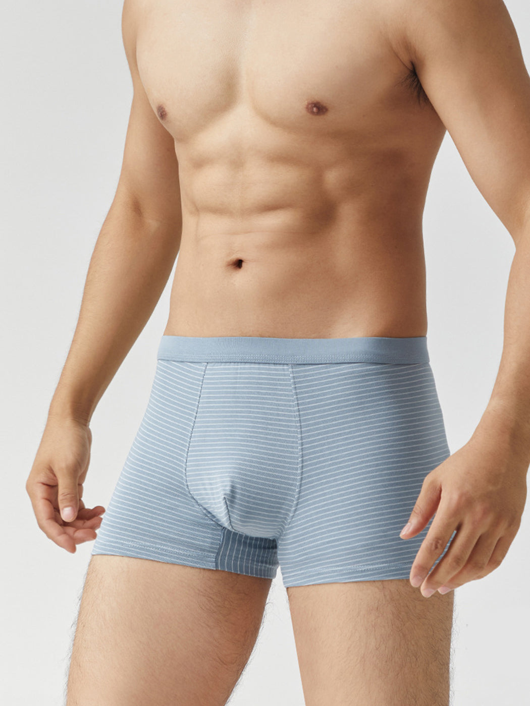 3 Pack Men's Striped Trunks for Ultimate Comfort | dmunderwear detail image 7