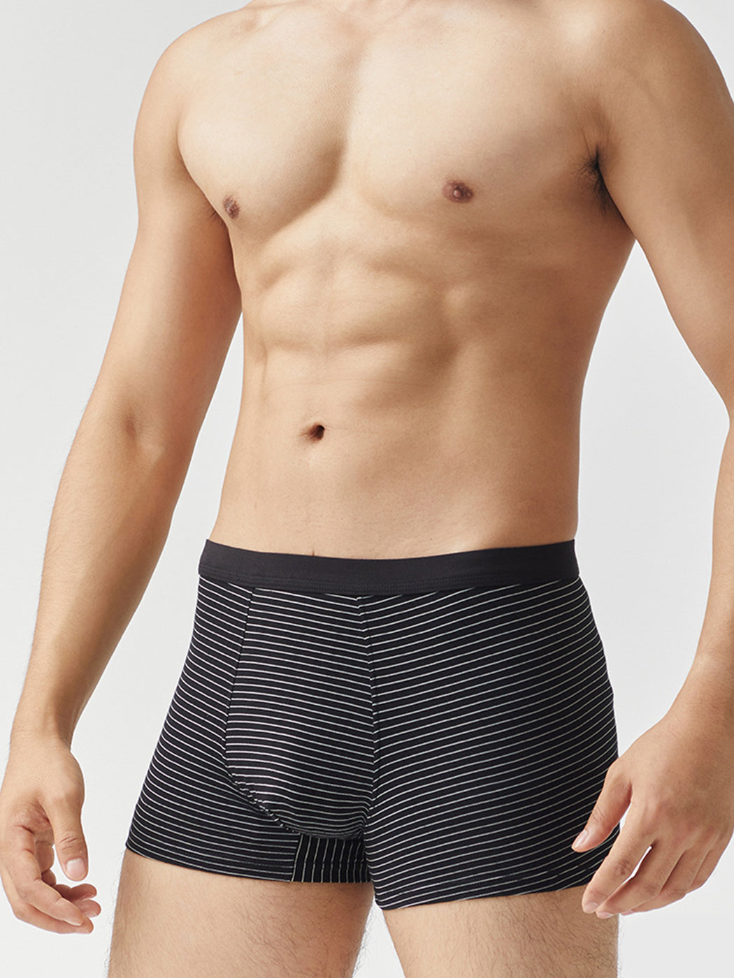 3 Pack Men's Striped Trunks for Ultimate Comfort | dmunderwear detail image 9