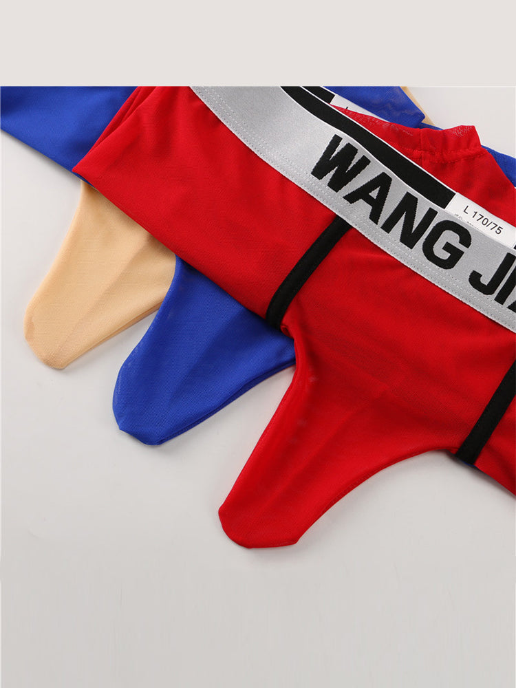 3 Pack Men's Supportive Large Pouch Ultra-Flexible Firm Support Soft-Bound Edges Trunks | dmunderwear detail image 16
