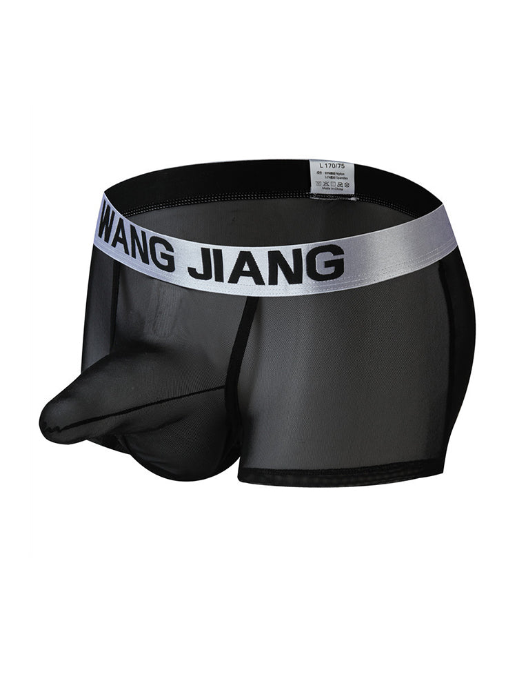3 Pack Men's Supportive Large Pouch Ultra-Flexible Firm Support Soft-Bound Edges Trunks | dmunderwear detail image 19