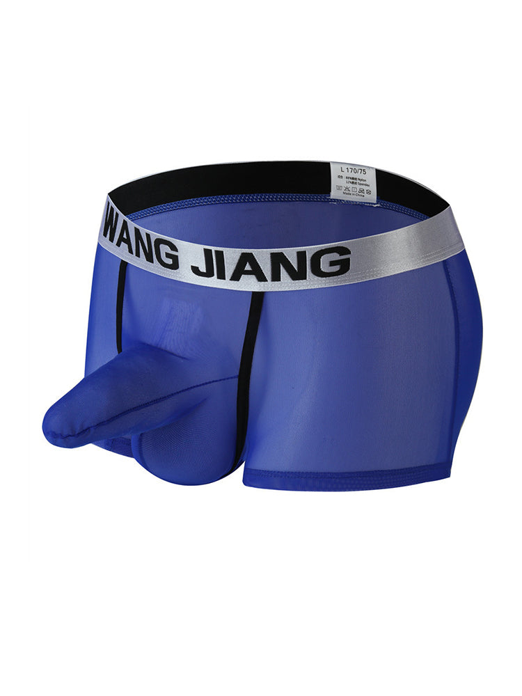 3 Pack Men's Supportive Large Pouch Ultra-Flexible Firm Support Soft-Bound Edges Trunks | dmunderwear detail image 20