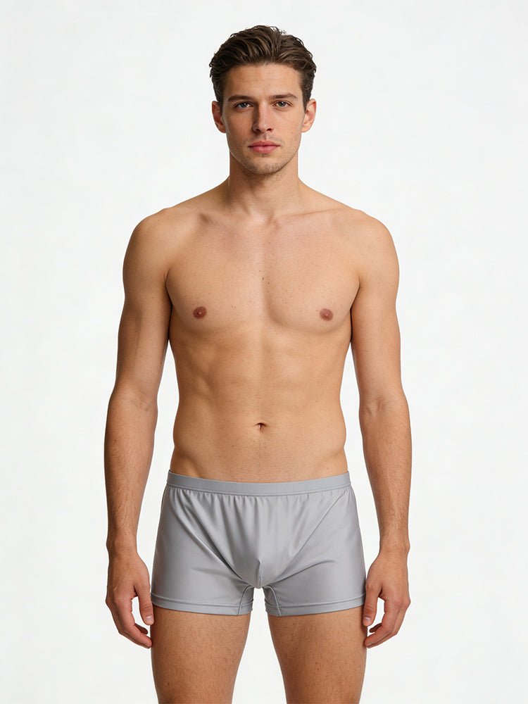 4 Pack Men's Supportive Pouch Cooling Airflow Seamless Comfort Trunks | dmunderwear