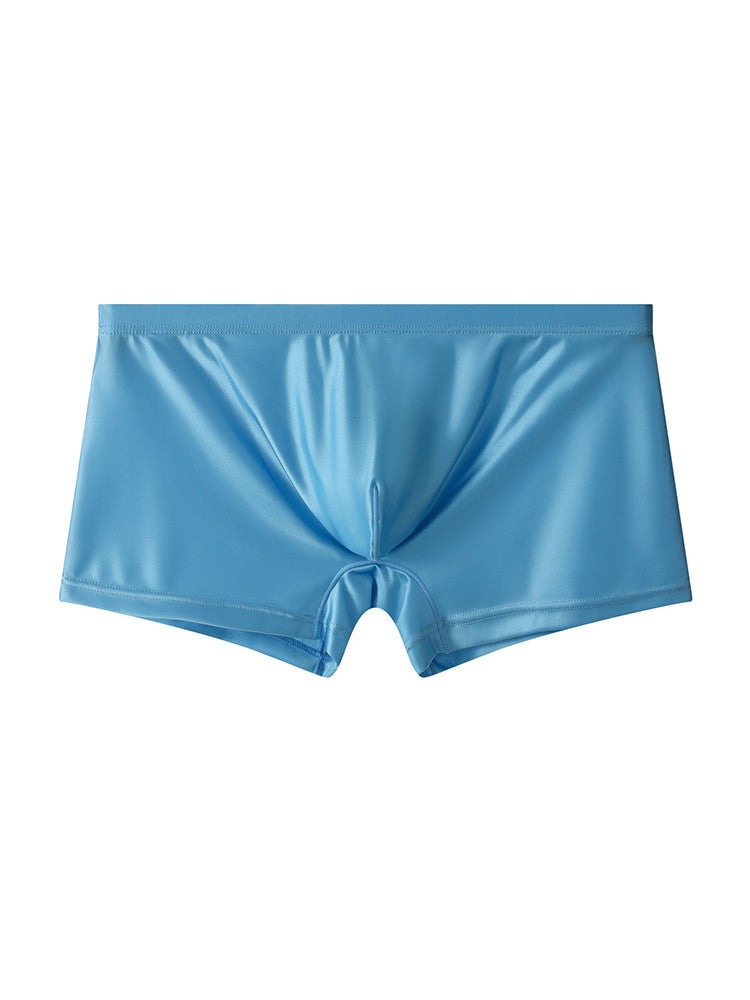 4 Pack Men's Supportive Pouch Cooling Airflow Seamless Comfort Trunks | dmunderwear detail image 14