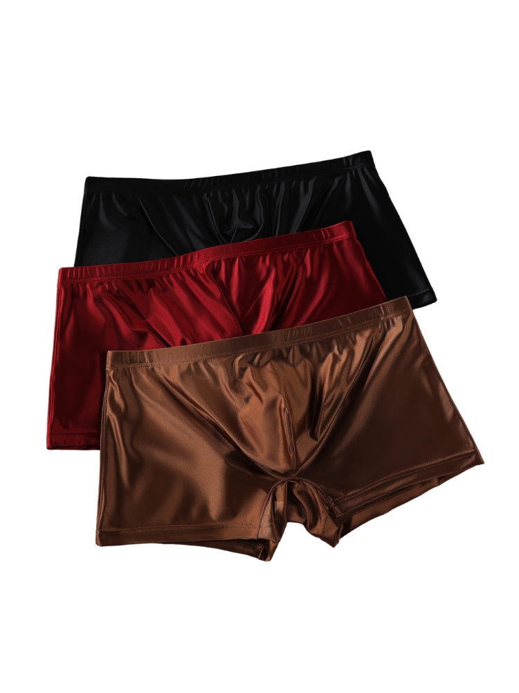 4 Pack Men's Supportive Pouch Cooling Airflow Seamless Comfort Trunks | dmunderwear detail image 9