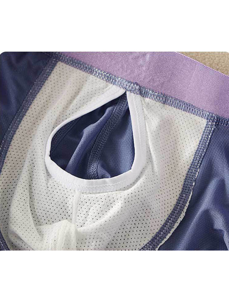 3 Pack Men's Supportive Pouch Lightweight Antibacterial Cooling Trunks | dmunderwear detail image 10