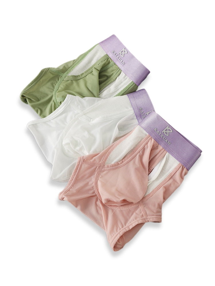 3 Pack Men's Supportive Pouch Lightweight Antibacterial Cooling Trunks | dmunderwear detail image 11