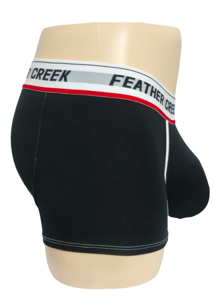 3 Pack Men's Separate Pouch Trunks with Large Contoured Pouch and High Stretch | dmunderwear detail image 10