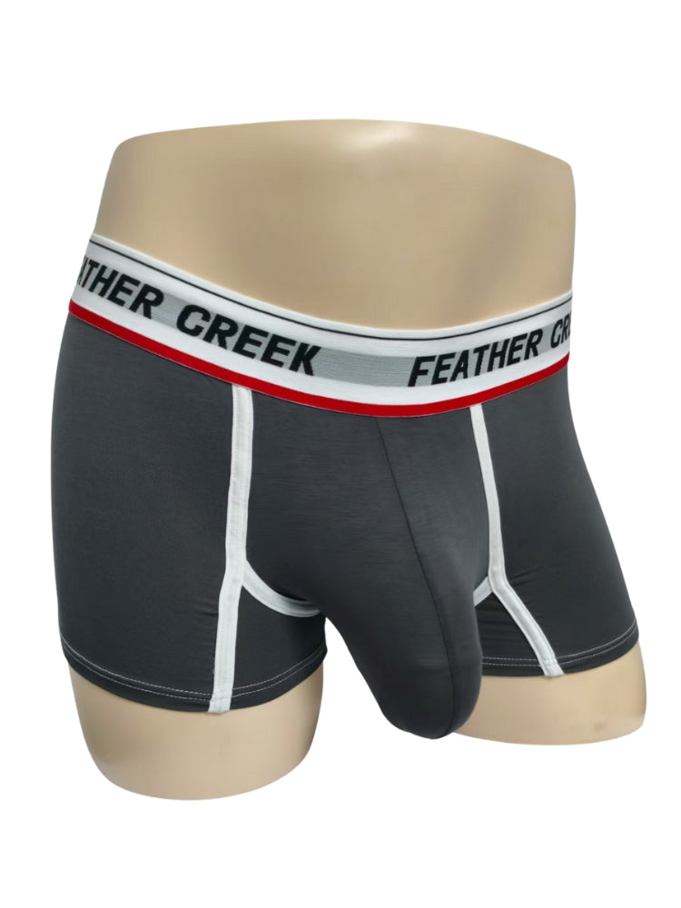 3 Pack Men's Separate Pouch Trunks with Large Contoured Pouch and High Stretch | dmunderwear detail image 13