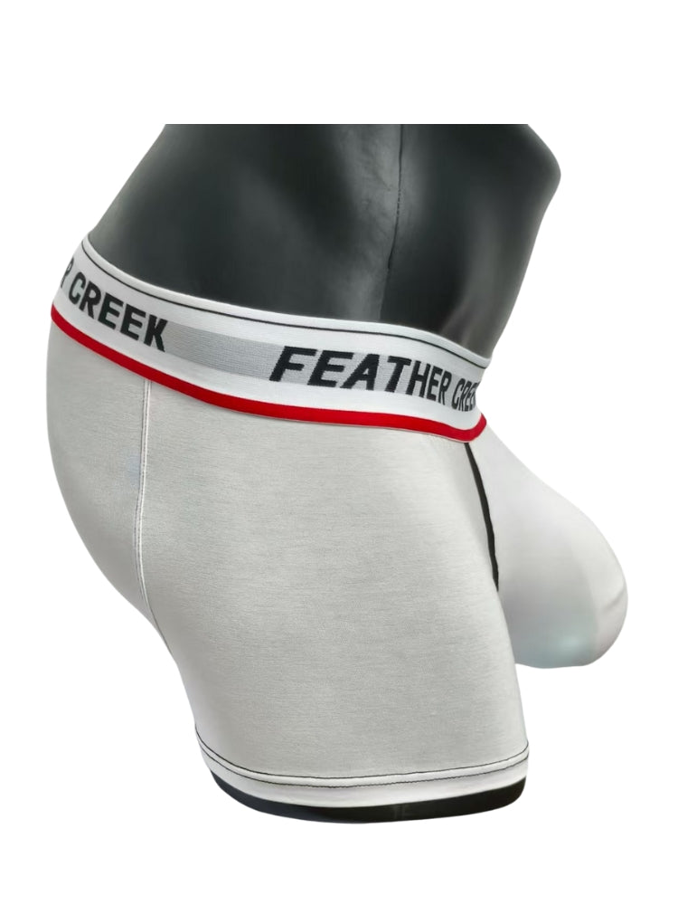 3 Pack Men's Separate Pouch Trunks with Large Contoured Pouch and High Stretch | dmunderwear detail image 4