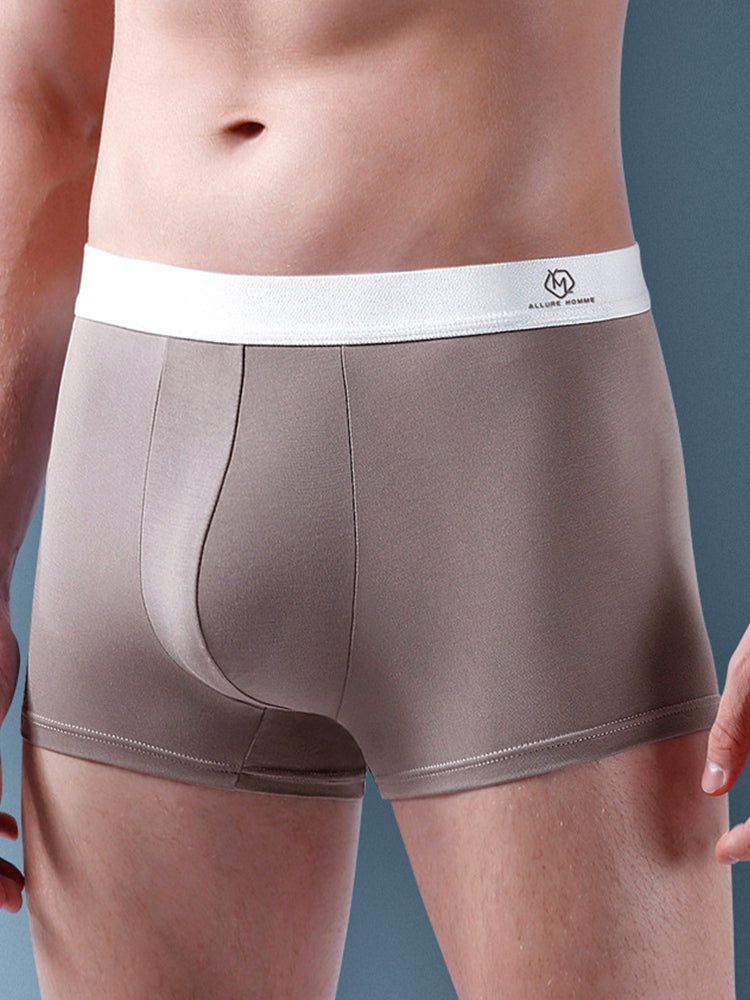 3 Pack Men's Traceless Breathable Modal Trunks | dmunderwear detail image 10