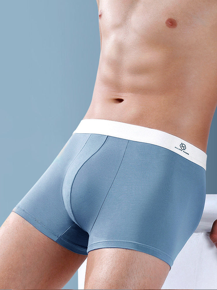 3 Pack Men's Traceless Breathable Modal Trunks | dmunderwear detail image 3