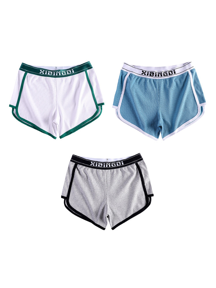 3 Pack Men's Trendy Relaxed-Fit Breathable Cotton Lounge & Casual Boxers Shorts | dmunderwear detail image 12