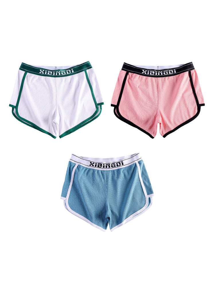 3 Pack Men's Trendy Relaxed-Fit Breathable Cotton Lounge & Casual Boxers Shorts | dmunderwear detail image 2