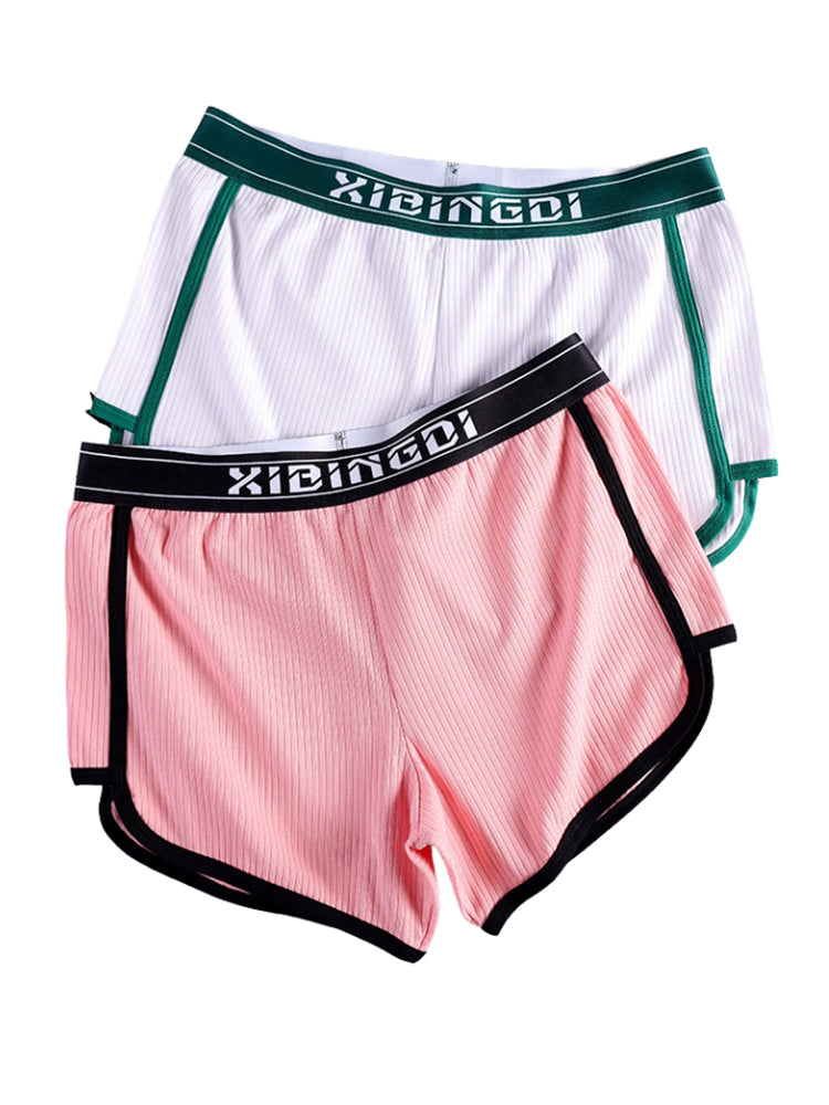3 Pack Men's Trendy Relaxed-Fit Breathable Cotton Lounge & Casual Boxers Shorts | dmunderwear detail image 3