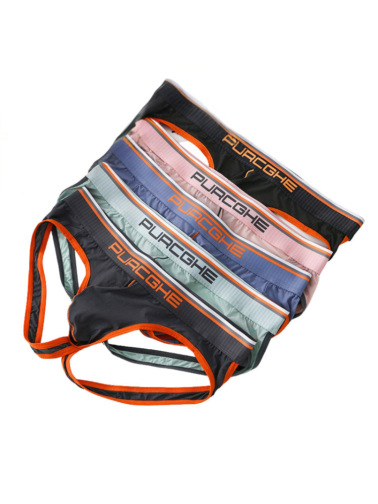 3 Pack Men's Trendy Sexy Seamless Comfort Supportive Fit Jockstrap | dmunderwear detail image 10