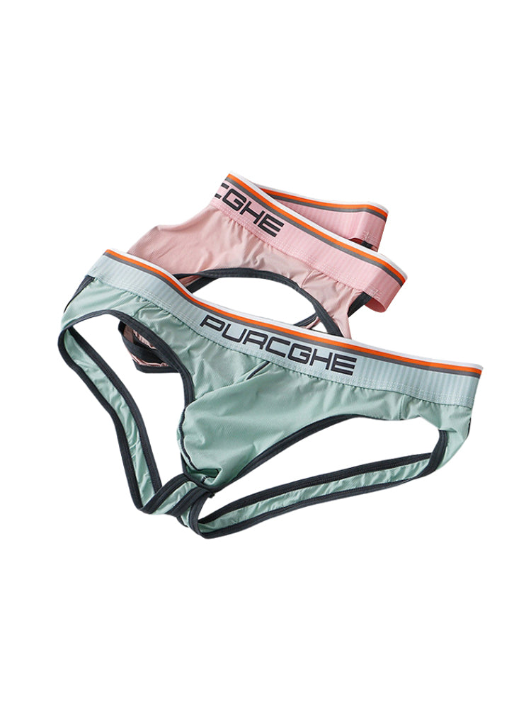 3 Pack Men's Trendy Sexy Seamless Comfort Supportive Fit Jockstrap | dmunderwear detail image 11