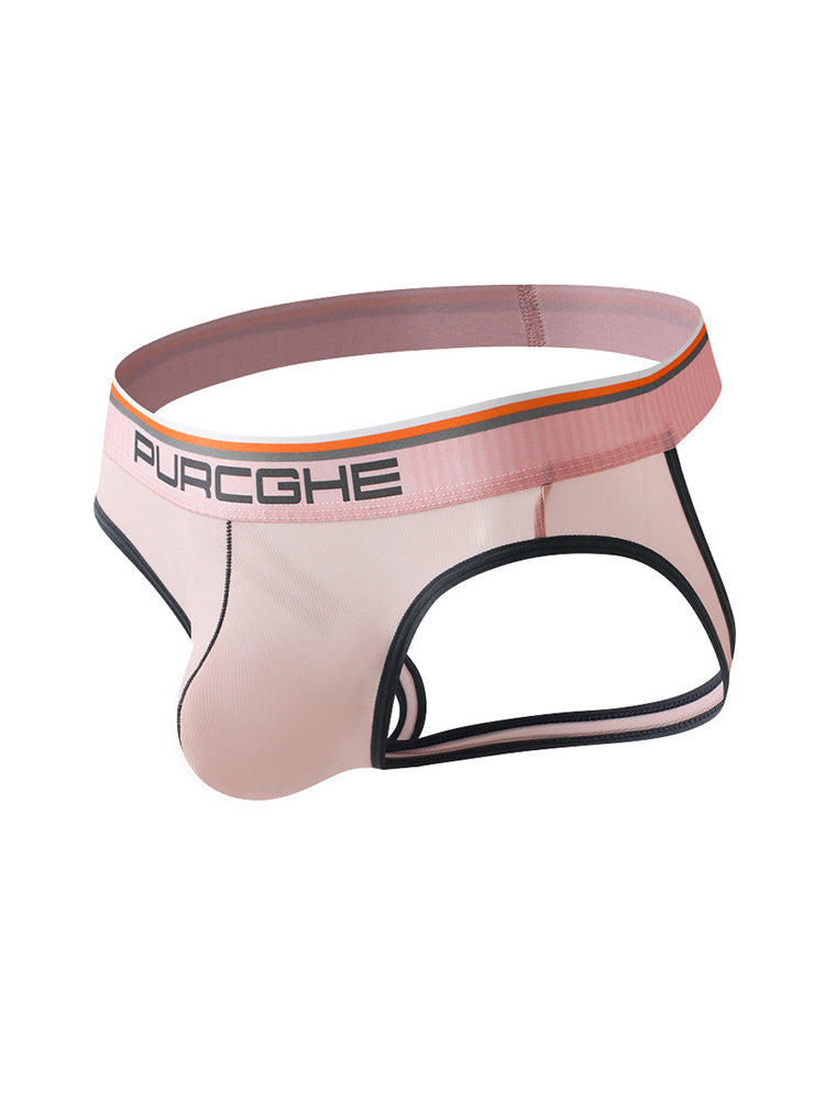 3 Pack Men's Trendy Sexy Seamless Comfort Supportive Fit Jockstrap | dmunderwear detail image 15