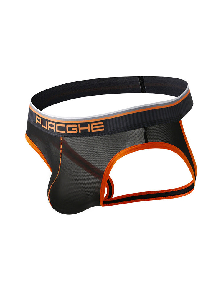3 Pack Men's Trendy Sexy Seamless Comfort Supportive Fit Jockstrap | dmunderwear detail image 19