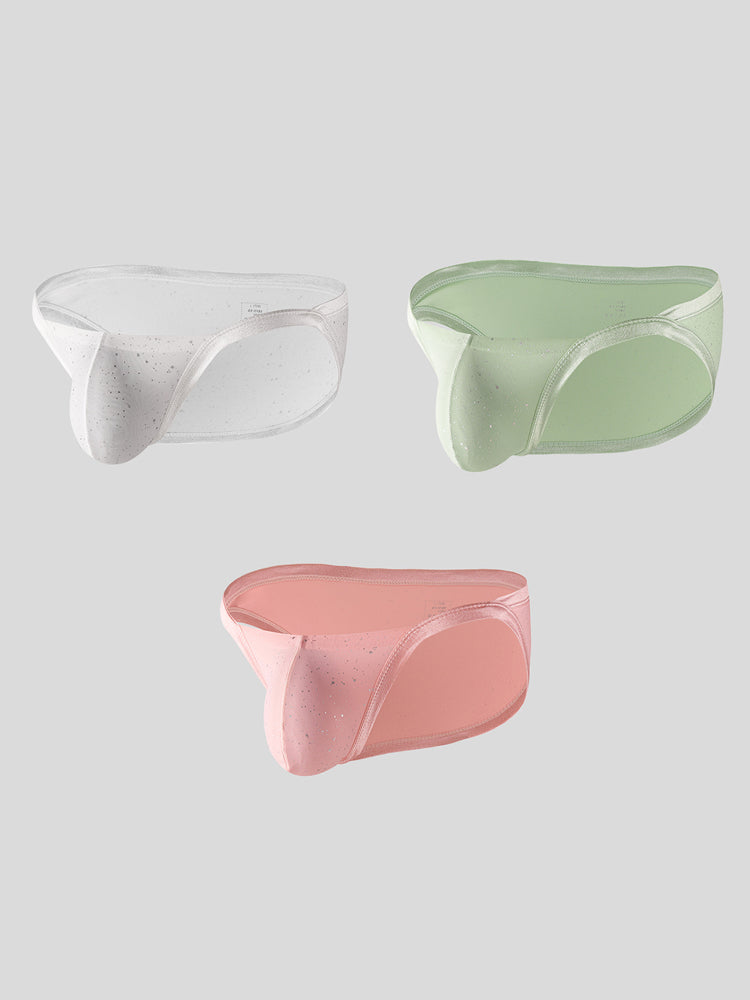 3 Pack Men's U-Convex Pouch Sexy Bikini | dmunderwear detail image 16