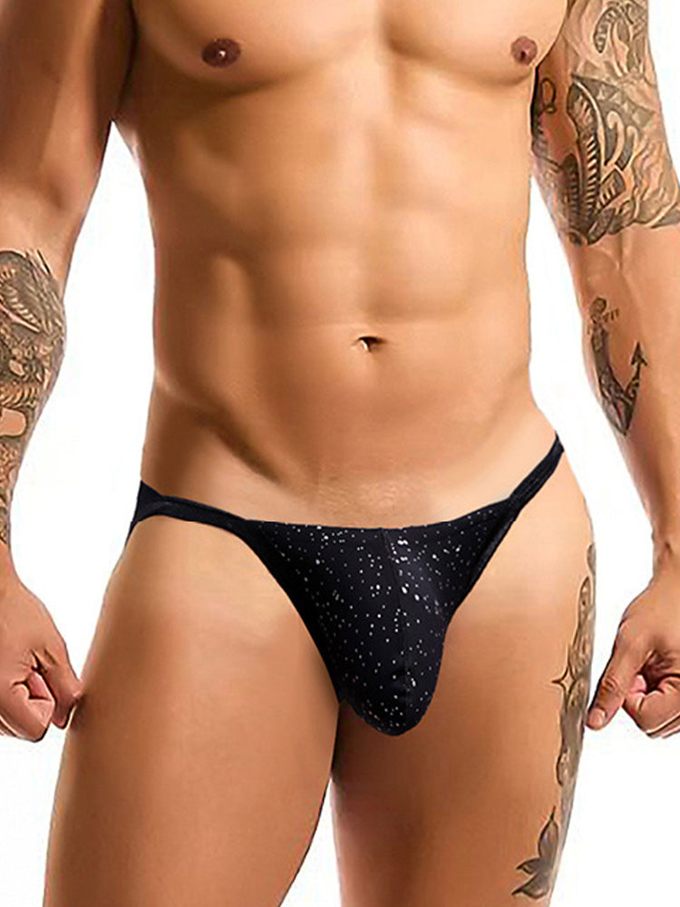 3 Pack Men's U-Convex Pouch Sexy Bikini | dmunderwear detail image 5