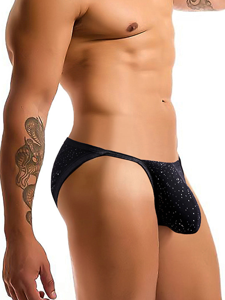 3 Pack Men's U-Convex Pouch Sexy Bikini | dmunderwear detail image 6