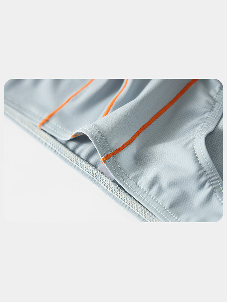 3 Pack Men's U-Pouch Ice Silk Briefs | dmunderwear detail image 11