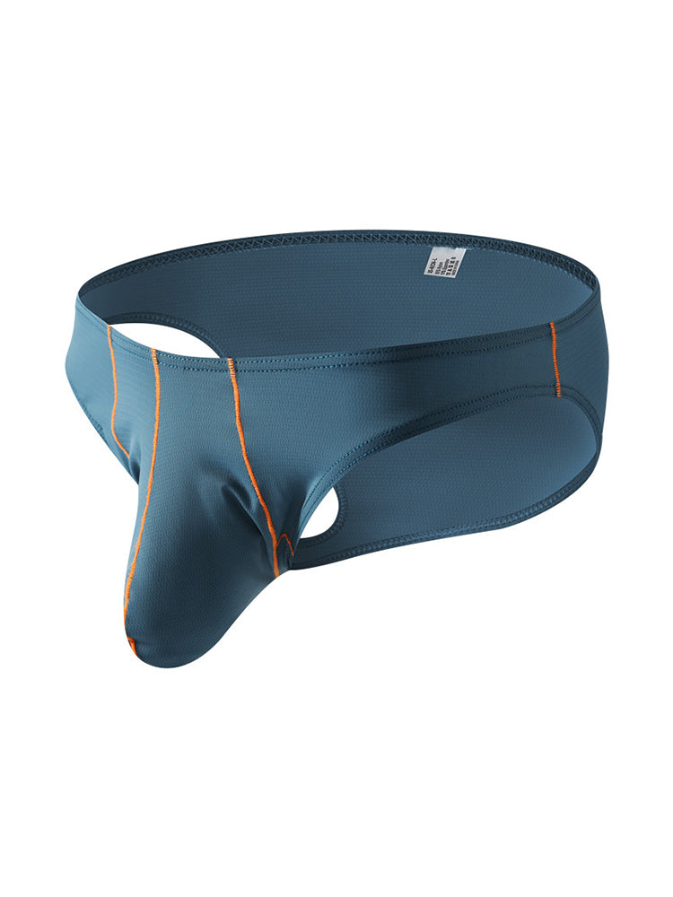 3 Pack Men's U-Pouch Ice Silk Briefs | dmunderwear detail image 20