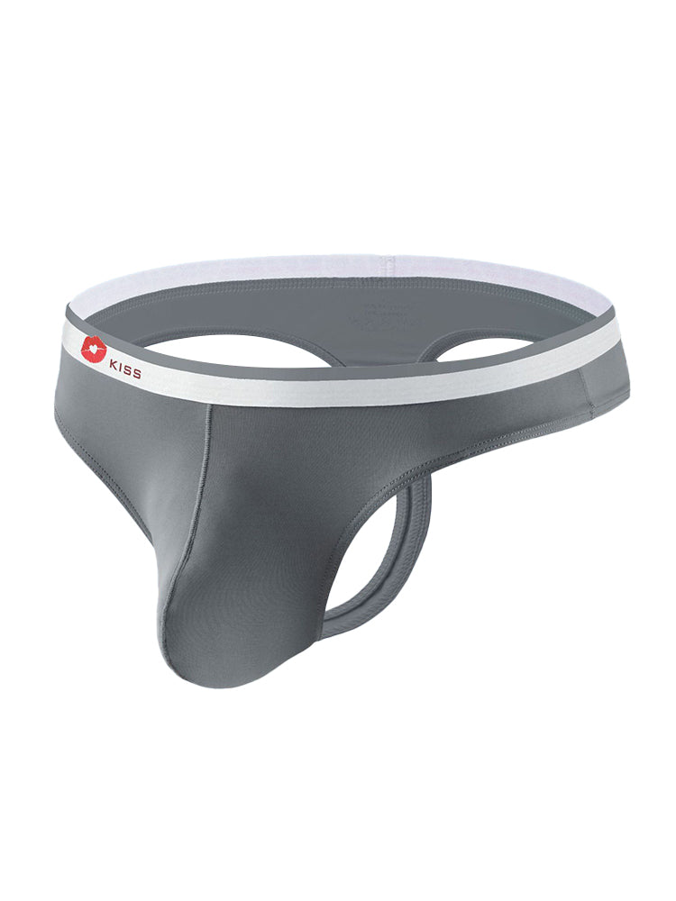3 Pack Men's U-Pouch Ice Silk Sexy Thong | dmunderwear detail image 14