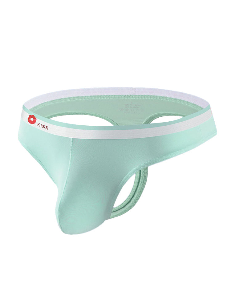 3 Pack Men's U-Pouch Ice Silk Sexy Thong | dmunderwear detail image 17