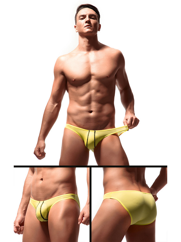 3 Pack Men's U-Pouch Low-Rise Briefs | dmunderwear detail image 12