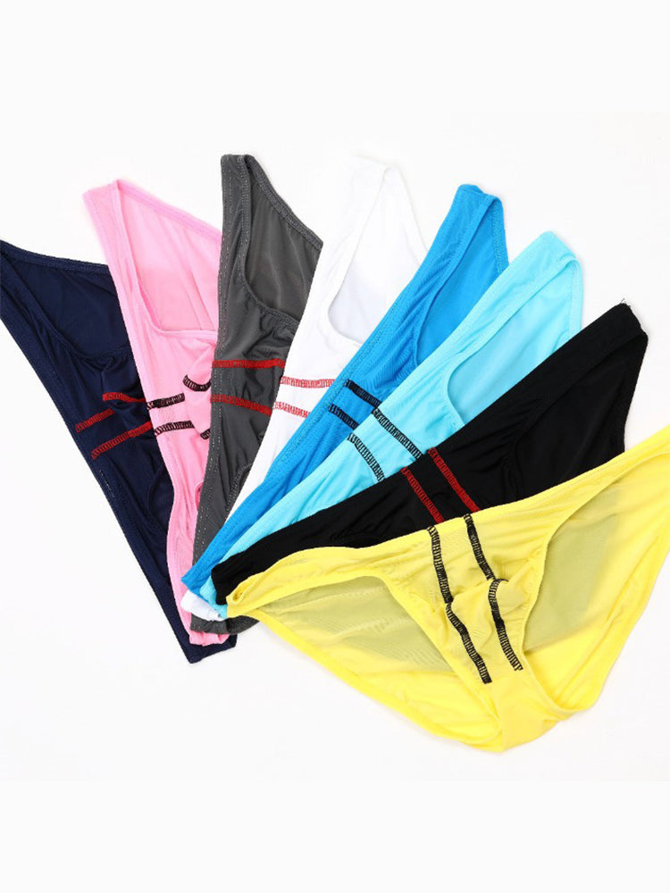 3 Pack Men's U-Pouch Low-Rise Briefs | dmunderwear detail image 13