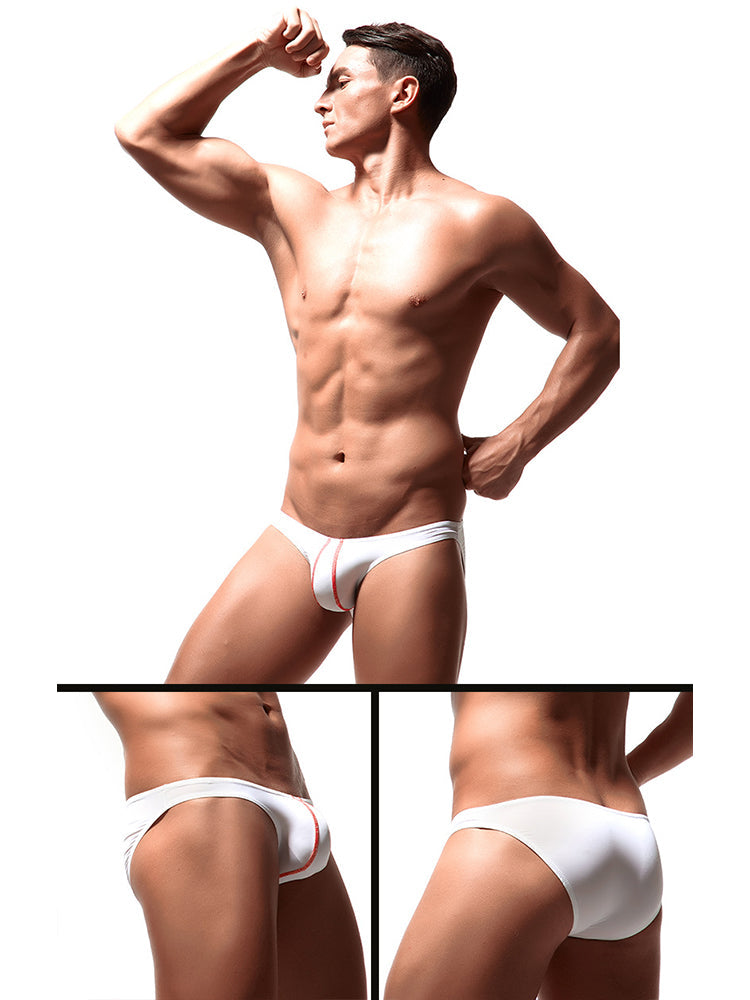 3 Pack Men's U-Pouch Low-Rise Briefs | dmunderwear detail image 6