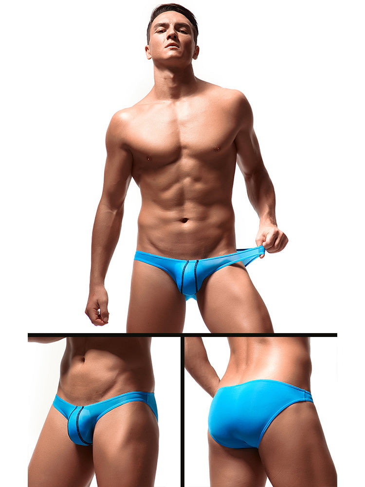 3 Pack Men's U-Pouch Low-Rise Briefs | dmunderwear detail image 9