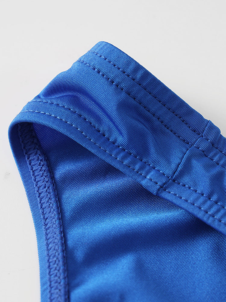 3 Pack Men's U-Pouch & Low-Rise Solid Color Sexy Briefs | dmunderwear detail image 10