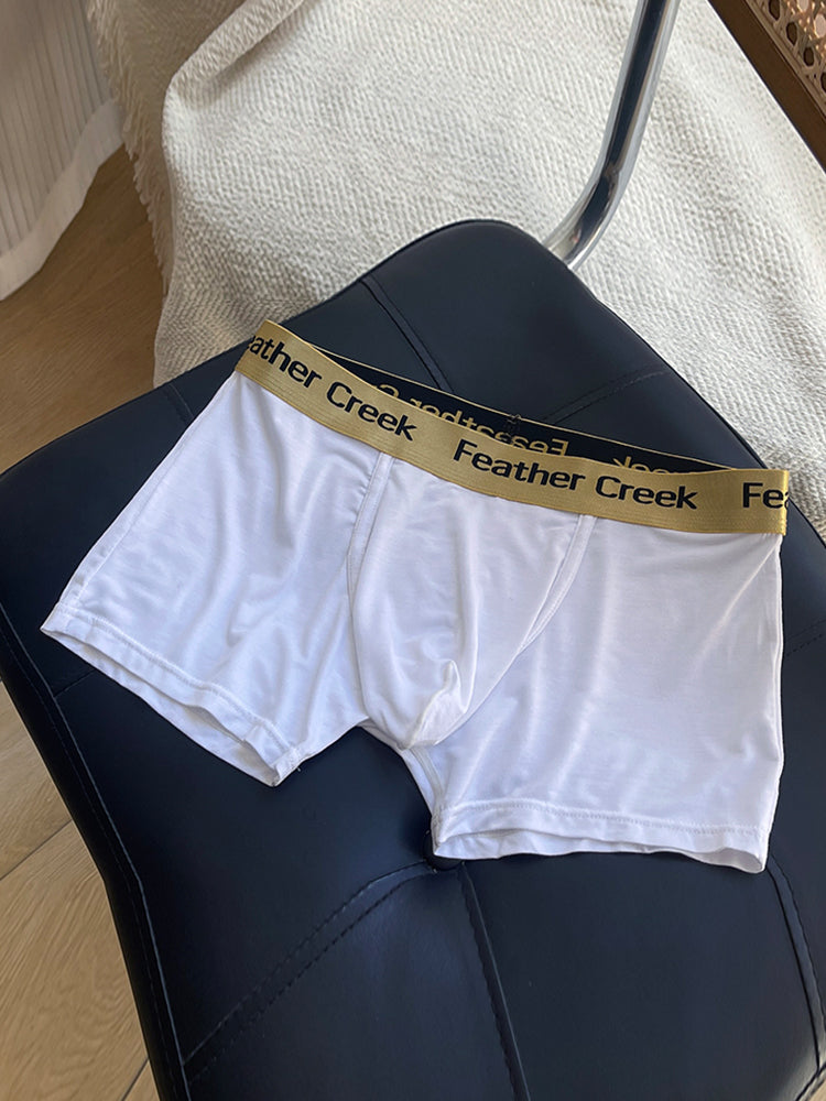 3 Pack Men's U-Shaped Large Pouch Breathable Comfortable Trunks | dmunderwear detail image 12