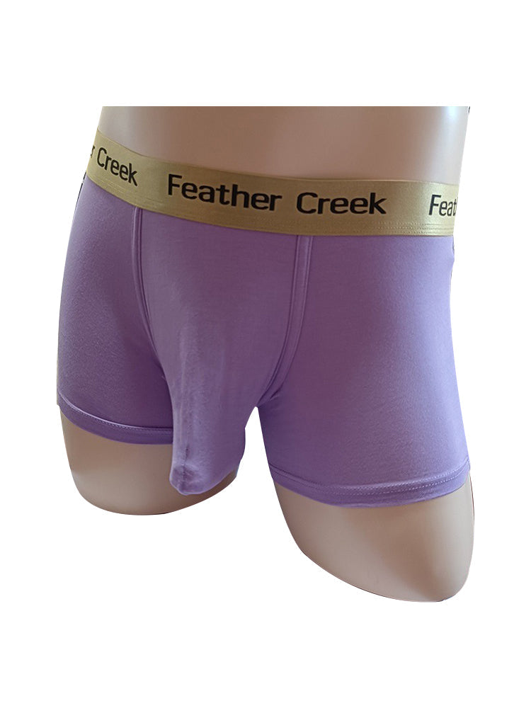 3 Pack Men's U-Shaped Large Pouch Breathable Comfortable Trunks | dmunderwear detail image 5