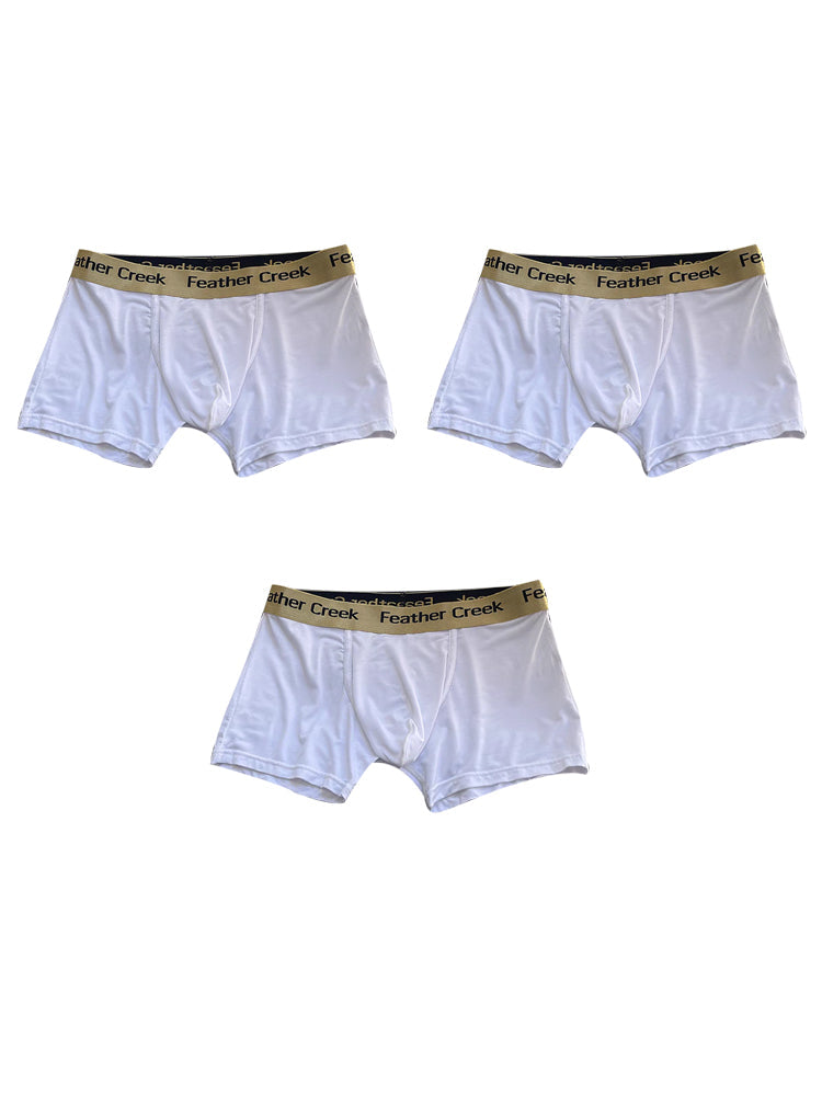 3 Pack Men's U-Shaped Large Pouch Breathable Comfortable Trunks | dmunderwear detail image 8