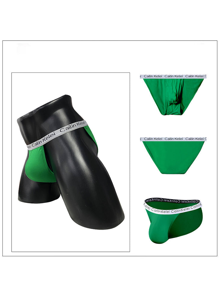 3-pack Men's Ultra Sexy Low Rise U-shaped Convex Pouch Briefs | dmunderwear