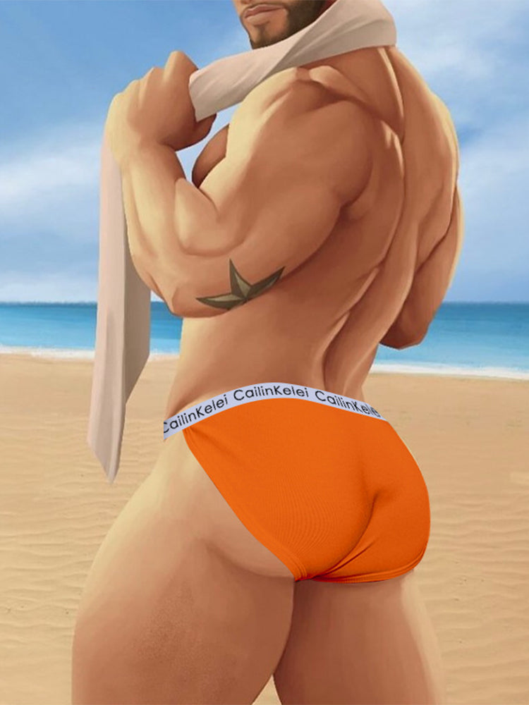 3-pack Men's Ultra Sexy Low Rise U-shaped Convex Pouch Briefs | dmunderwear detail image 17