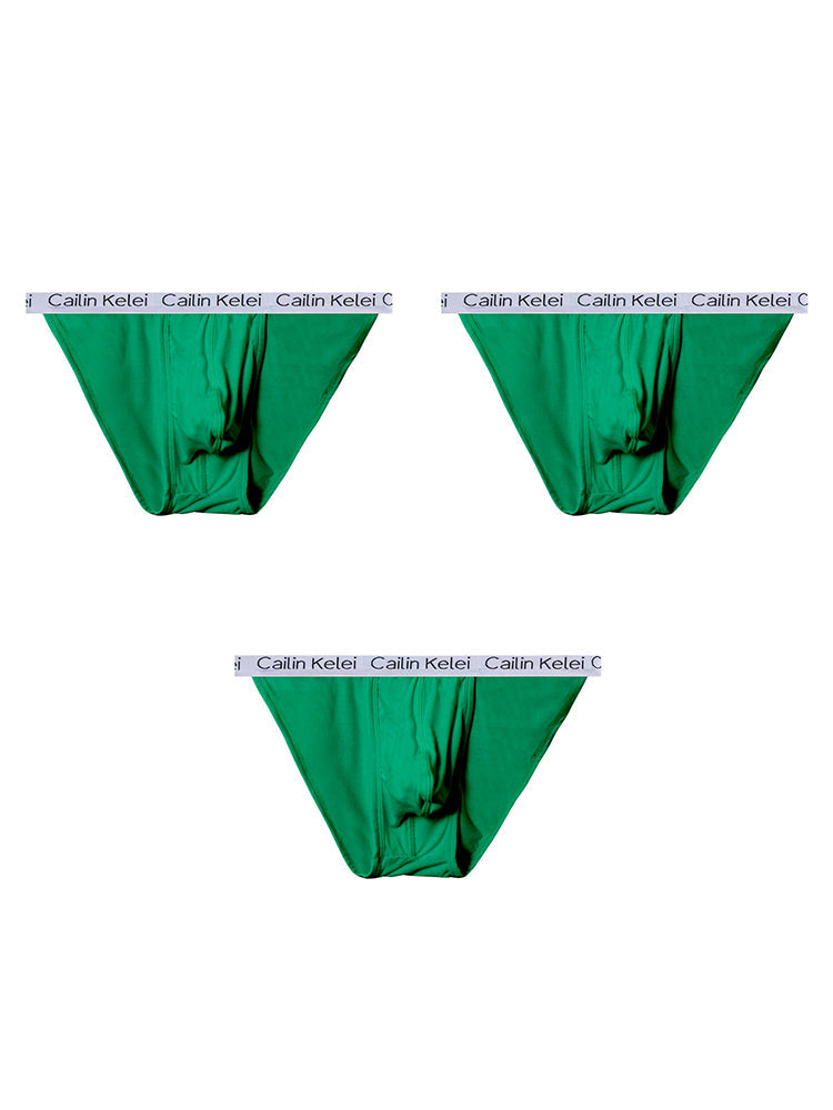 3-pack Men's Ultra Sexy Low Rise U-shaped Convex Pouch Briefs | dmunderwear variant image