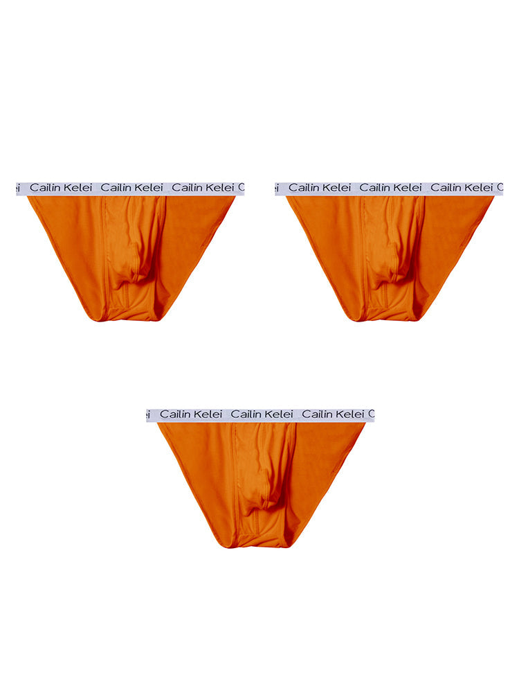 3-pack Men's Ultra Sexy Low Rise U-shaped Convex Pouch Briefs | dmunderwear detail image 8