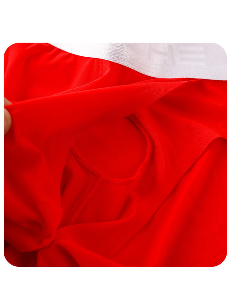 3 Pack Men's Ultra-Sheer Ice Silk Low-Rise Seamless Quick-Dry Briefs | dmunderwear detail image 16