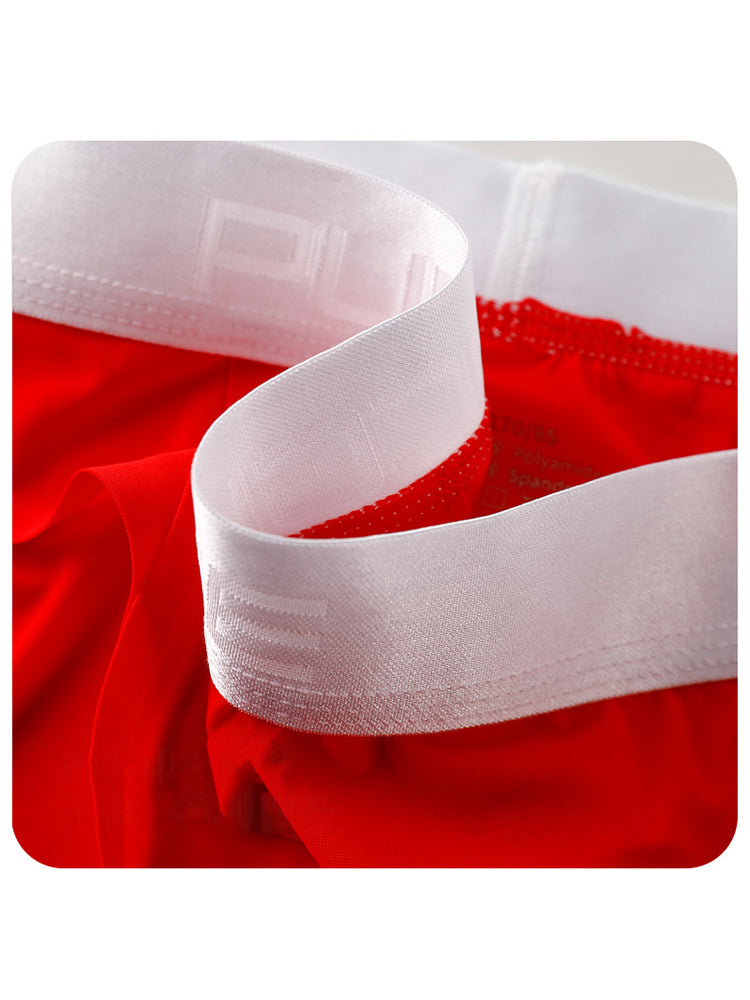3 Pack Men's Ultra-Sheer Ice Silk Low-Rise Seamless Quick-Dry Briefs | dmunderwear detail image 18