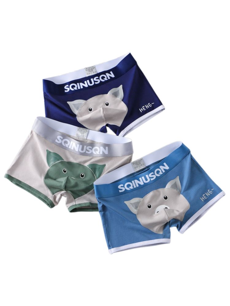 3 Pack Men's Ultra-Soft Breathable Cotton High-Stretch Trunks | dmunderwear detail image 13