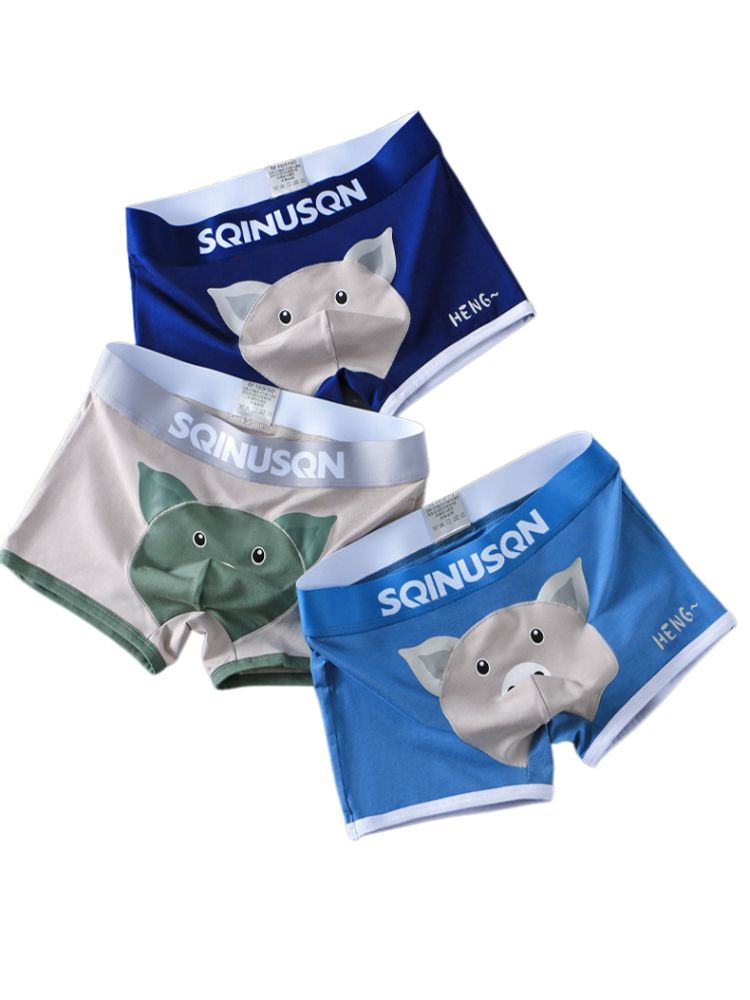 3 Pack Men's Ultra-Soft Breathable Cotton High-Stretch Trunks | dmunderwear detail image 15